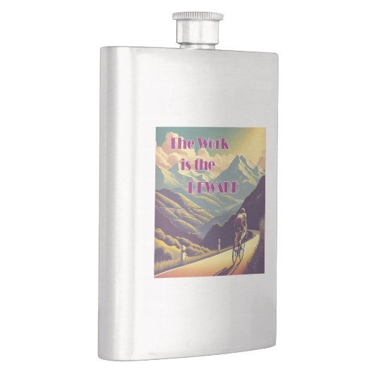 仕事は女性のサイクリストの山々に報いる フラスク (右)