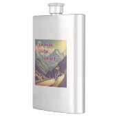 仕事は女性のサイクリストの山々に報いる フラスク (左)