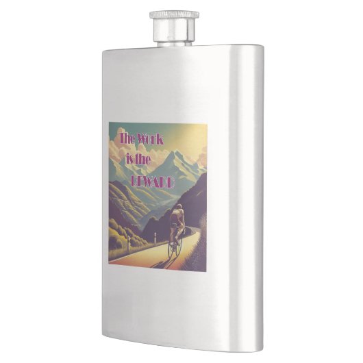 仕事は女性のサイクリストの山々に報いる フラスク (左)