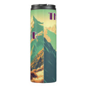 仕事は女性ランナー山の報酬である タンブラー (裏面)