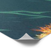 仕事は女性ランナー山の報酬である ポスター (角)