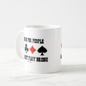 仕事は橋を渡らない人のためだ遊ろう コーヒーマグカップ (正面左)