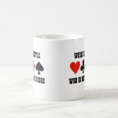 仕事は橋を渡らない人のためだ遊ろう コーヒーマグカップ (中央)