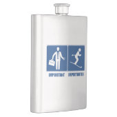 仕事は重要で、ですImportanterスキーをします フラスク (右)