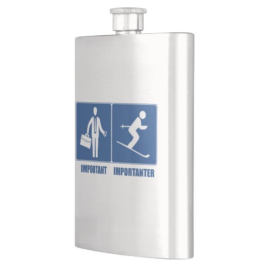 仕事は重要で、ですImportanterスキーをします フラスク (左)