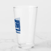 仕事は重要で、水上スキーは重要 タンブラーグラス (左)