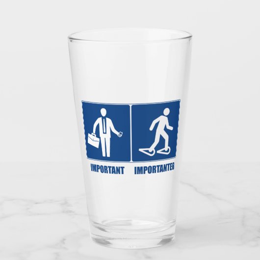 仕事は重要なスノーシューは重要である タンブラーグラス (正面)