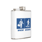 仕事は重要なスノーシューは重要である フラスク (右)