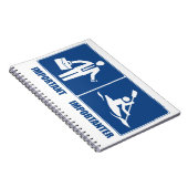 仕事は重要、カヤックは重要 ノートブック (右側)