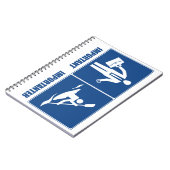 仕事は重要、カヤックは重要 ノートブック (左側)