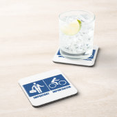 仕事は重要、サイクリングは重要 コースター (右側)