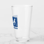 仕事は重要、ホッケーは重要 タンブラーグラス (左)