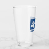 仕事は重要、ラクロスは重要 タンブラーグラス (右)