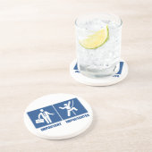 仕事は重要、登山は重要 コースター (側面)