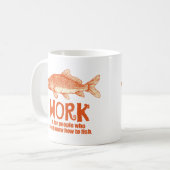 仕事は…あります コーヒーマグカップ (正面左)