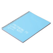 仕事ふりをする人のためのノート Funny Office Notebook ノートブック (左側)