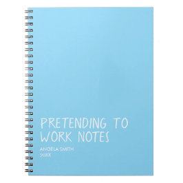 仕事ふりをする人のためのノート Funny Office Notebook ノートブック