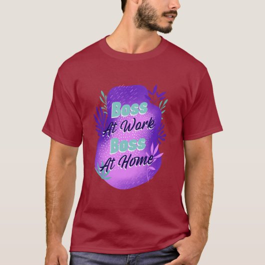 仕事も家庭もボス! ワーキングママTシャツ Tシャツ (正面)
