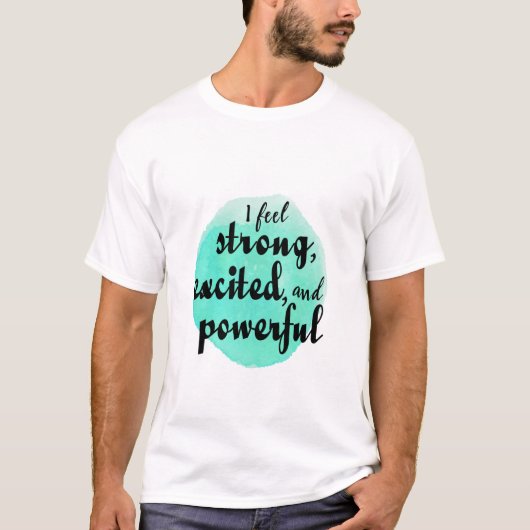 仕事やる気を起こさせると成功のための引用文 Tシャツ (正面)