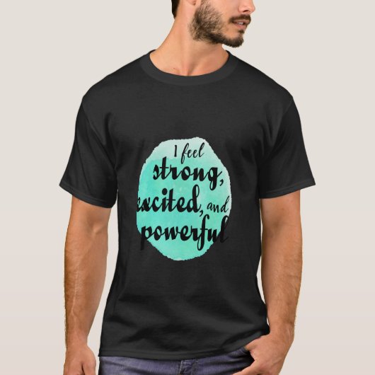 仕事やる気を起こさせると成功のための引用文 Tシャツ (正面)