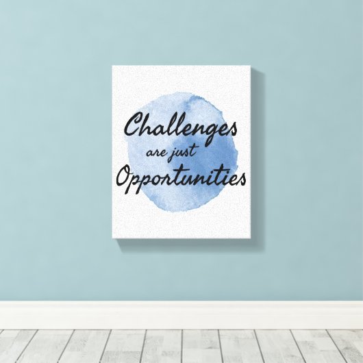 仕事やる気を起こさせると成功の言葉 キャンバスプリント (インサイチュ (ウッドフロア))