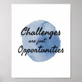 仕事やる気を起こさせると成功の言葉 ポスター (正面)