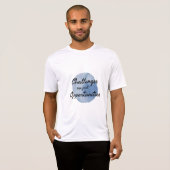 仕事やる気を起こさせると成功の言葉 Tシャツ (正面フル)