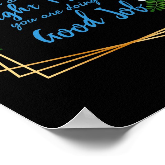 仕事やる気を起こさせるの感動的引用文 ポスター (角)