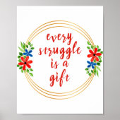 仕事やる気を起こさせるの感動的言葉 ポスター (正面)