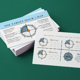 仕事や勉強、練習に集中するためのターゲット時間ツール 名刺