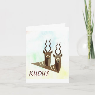 仕事よくされたNotecardのためのKudusか栄光 サンキューカード
