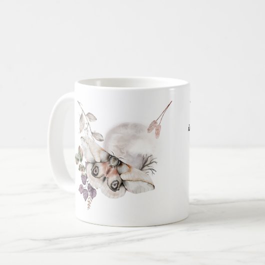 仕事をする唯一の素晴らし方法は、自分のすることを愛することである コーヒーマグカップ (正面左)