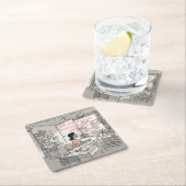 仕事をする唯一の素晴らし方法は、自分を愛することだ スクエアペーパーコースター (インサイチュ)