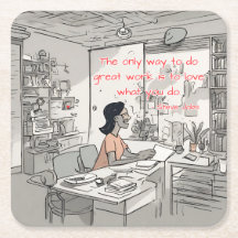 仕事をする唯一の素晴らし方法は、自分を愛することだ