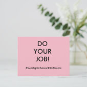 仕事をする ポストカード (スタンド正面)