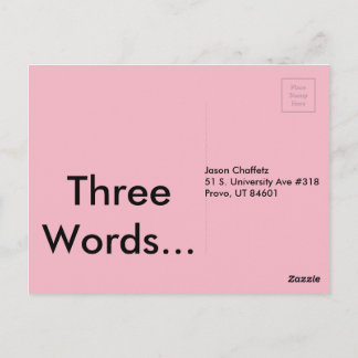 仕事をする ポストカード