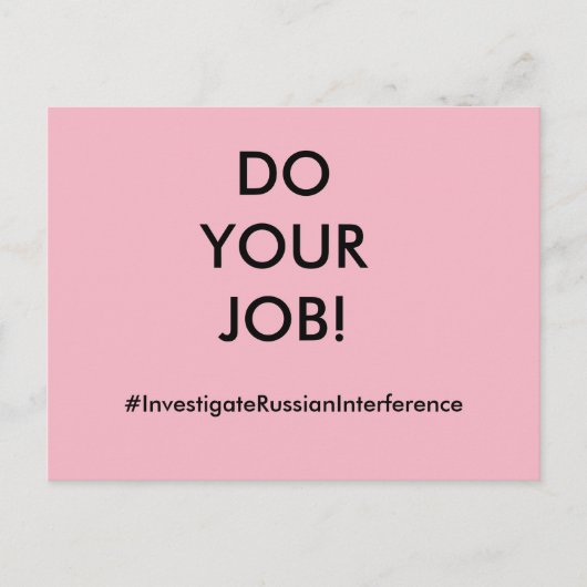 仕事をする ポストカード (正面)