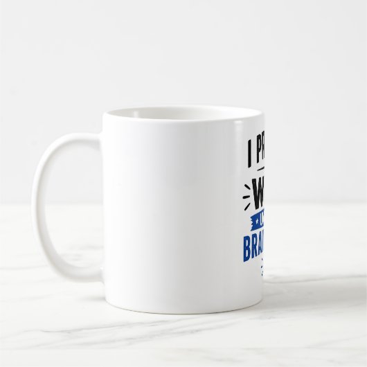 仕事をふりをするマグカップ|面白いオフィスのユーモアマグ コーヒーマグカップ (左)
