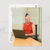 仕事をパンク ポストカード (正面/裏面)