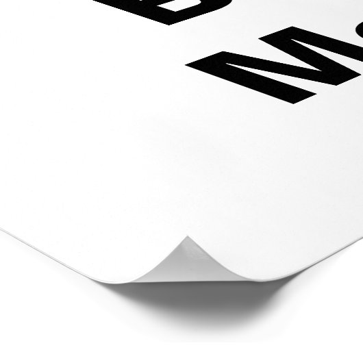 仕事を始めろ！ 〜 ネクタイをしたゴム製のあひる ポスター (角)