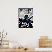 仕事を守れ!戦場にいるアメリカの戦士 ポスター (キッチン)