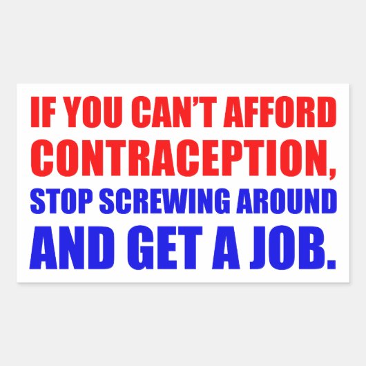 仕事を得る 長方形シール (正面)