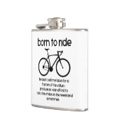 仕事を生まれ余儀なくされた自転車に乗る フラスク (左)