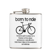 仕事を生まれ余儀なくされた自転車に乗る フラスク (正面)