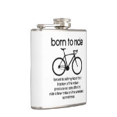 仕事を生まれ余儀なくされた自転車に乗る フラスク (右)