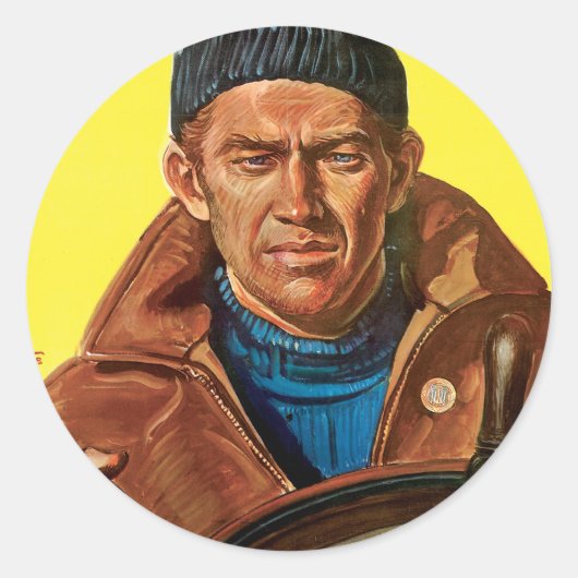 仕事を終えろ! ラウンドシール (正面)