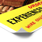 仕事を終わらせよう! ポスター (角)