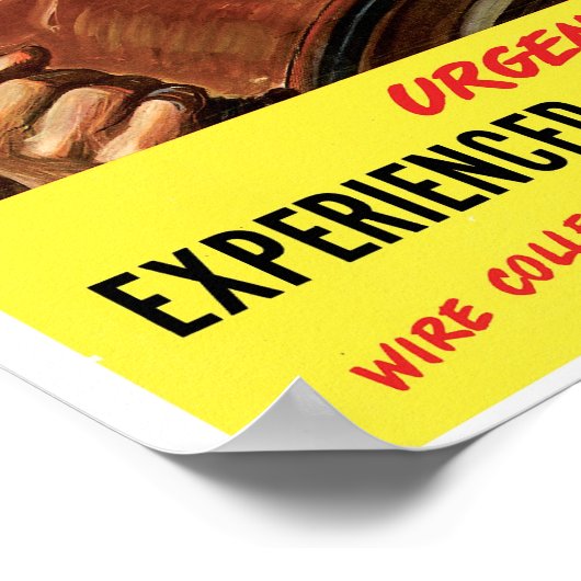 仕事を終わらせよう! ポスター (角)