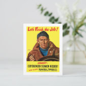 仕事を終わらせよう! ポストカード (スタンド正面)