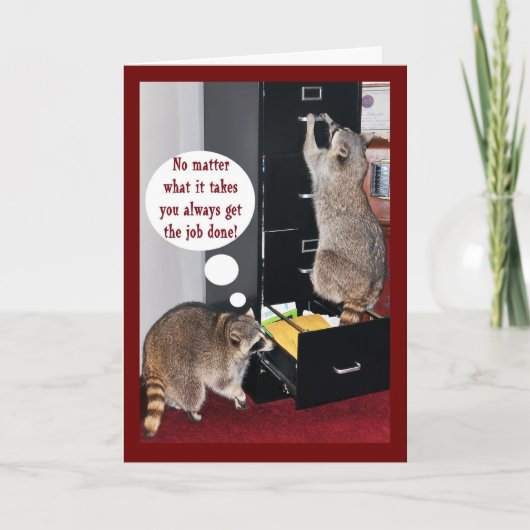 仕事を終わらせる カード (正面)